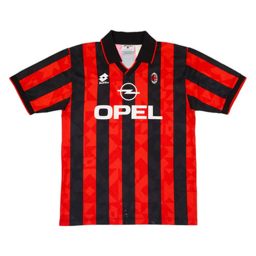 1995-96 AC Milan 1a Equipación Nation Jersey