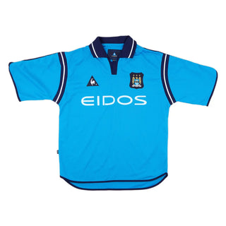 MANCHESTER CITY FC HOME JERSEY 2001-02