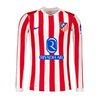 ATLETICO DE MADRID HOME LONG SLEEVE JERSEY 2025-26