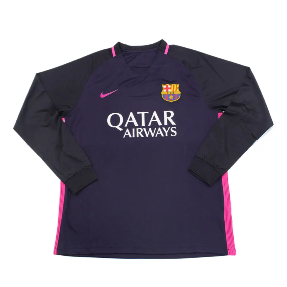 FC BARCELONA AWAY LONG SLEEVE JERSEY 2016-17