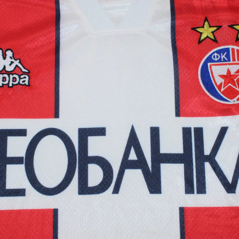 1996-97 FK Crvena Zvezda 1a Equipación Nation Jersey
