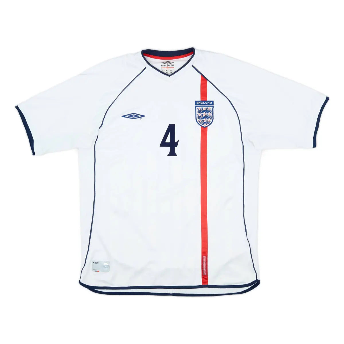 ENGLAND HOME JERSEY 2002