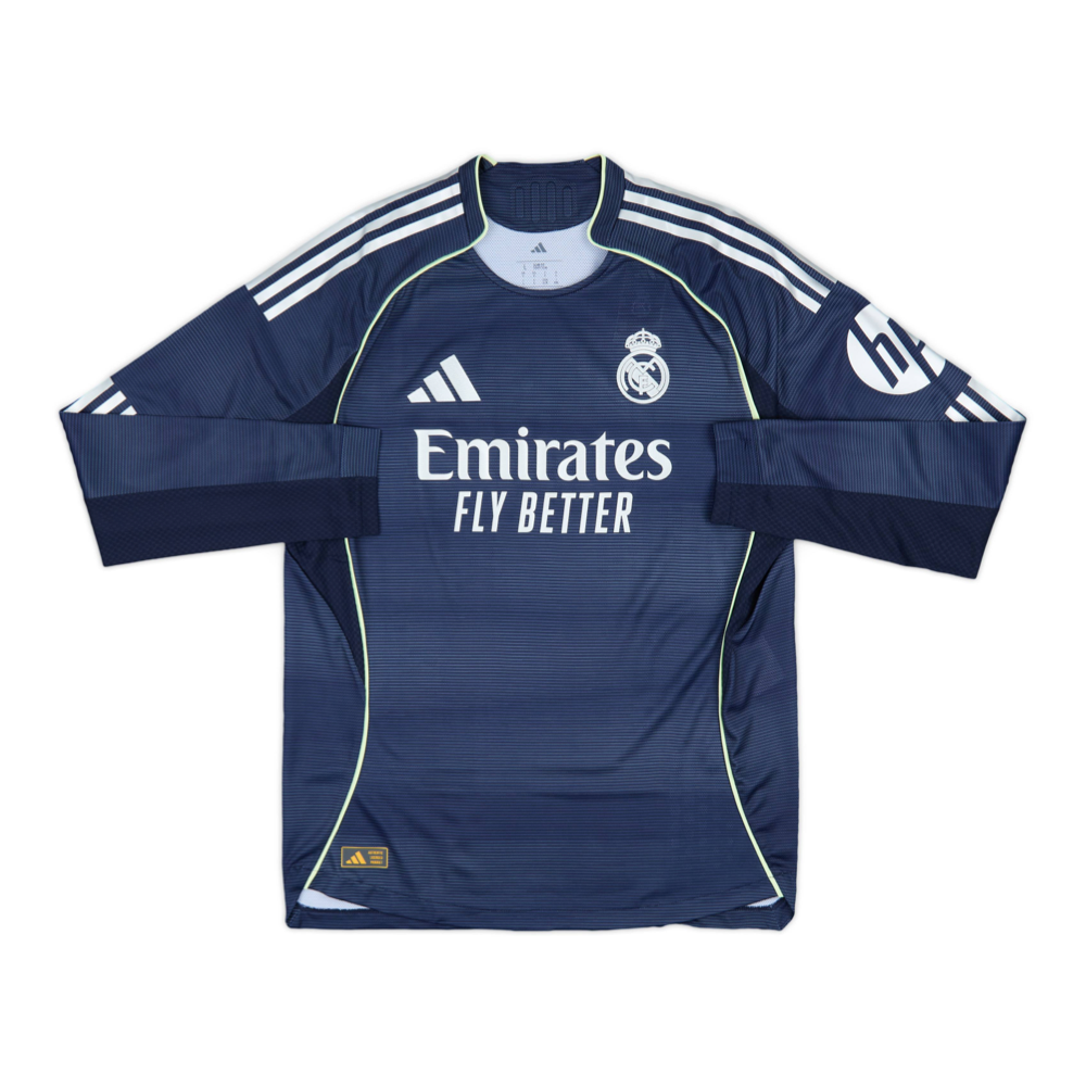REAL MADRID CF AWAY LONG SLEEVE JERSEY 2025-26
