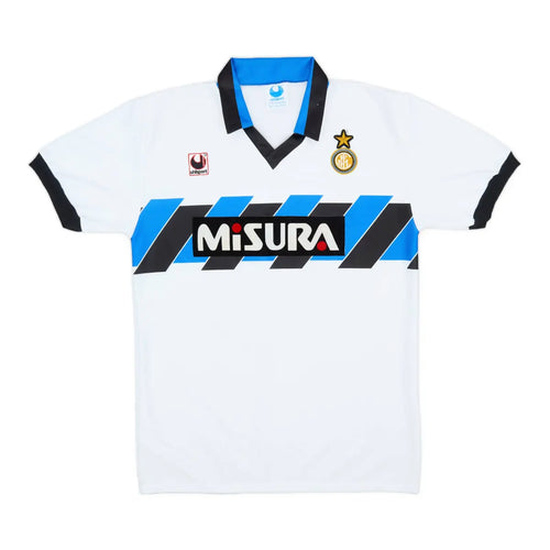 1990-91 FC Internazionale Milano 2a Equipación Nation Jersey