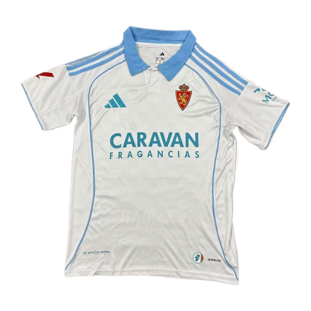 REAL ZARAGOZA HOME JERSEY 2025-26