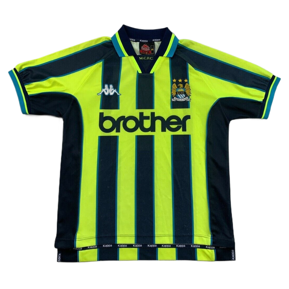 MANCHESTER CITY FC AWAY JERSEY 1998-99