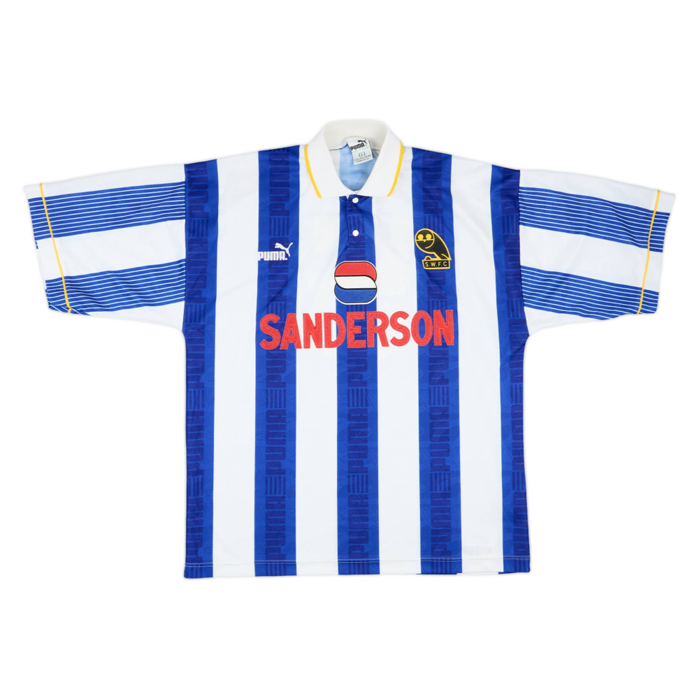 SHEFFIELD WEDNESDAY FC HOME JERSEY 1993-95