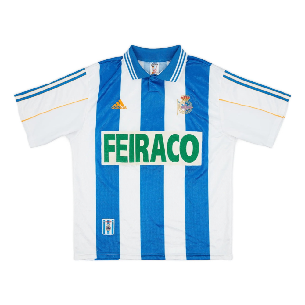1999-00 RC Deportivo de La Coruña Heimtrikot