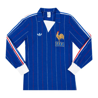 FRANCE HOME LONG SLEEVE JERSEY 1980-82