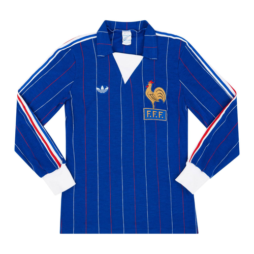 1980-82 Francia 1a Equipación Manga Larga Nation Jersey
