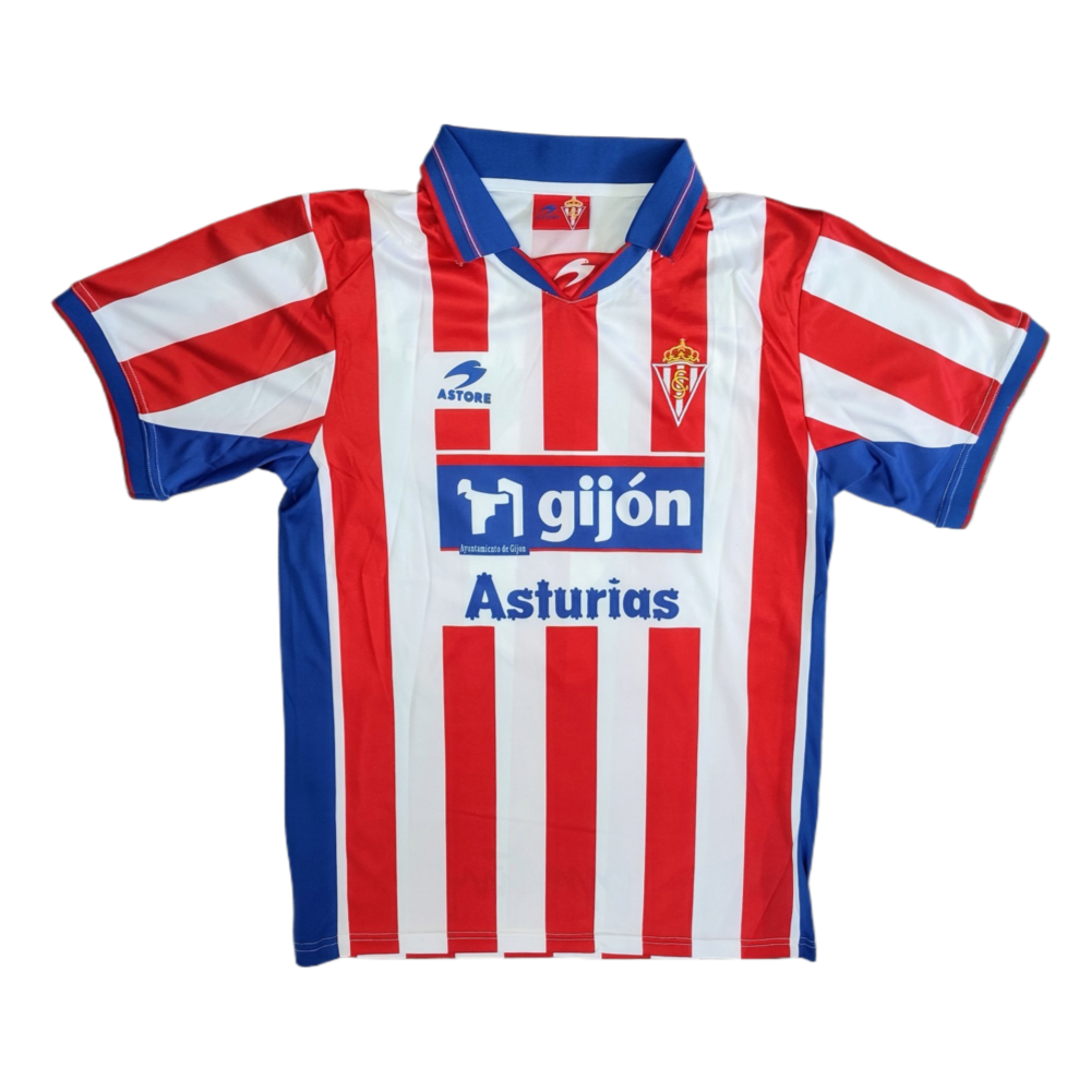 REAL SPORTING DE GIJON HOME JERSEY 2001-02