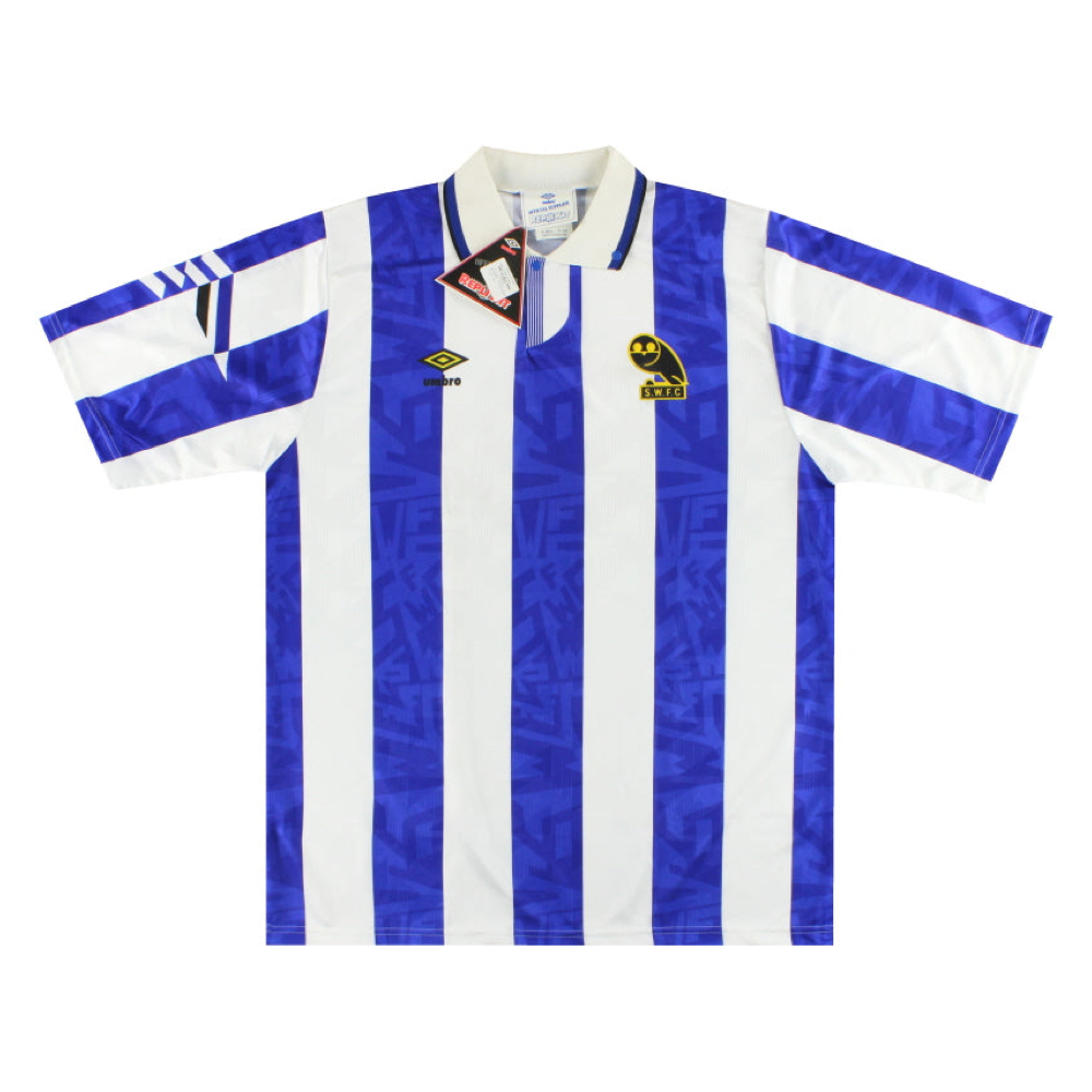 SHEFFIELD WEDNESDAY FC HOME JERSEY 1991-92