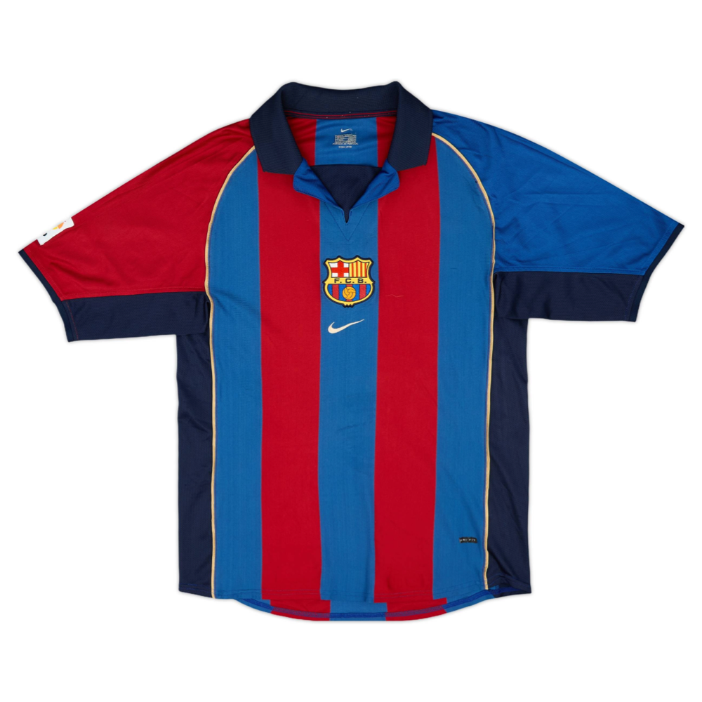 FC BARCELONA HOME JERSEY 2001-02