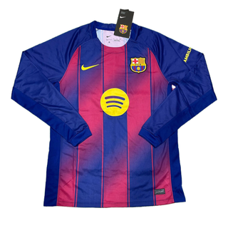 FC BARCELONA HOME LONG SLEEVE JERSEY 2025-26