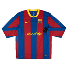 2010-11 FC Barcelona 1a Equipación Manga Larga