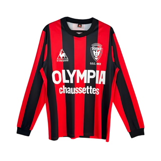 OGC NICE HOME LONG SLEEVE JERSEY 1977-78