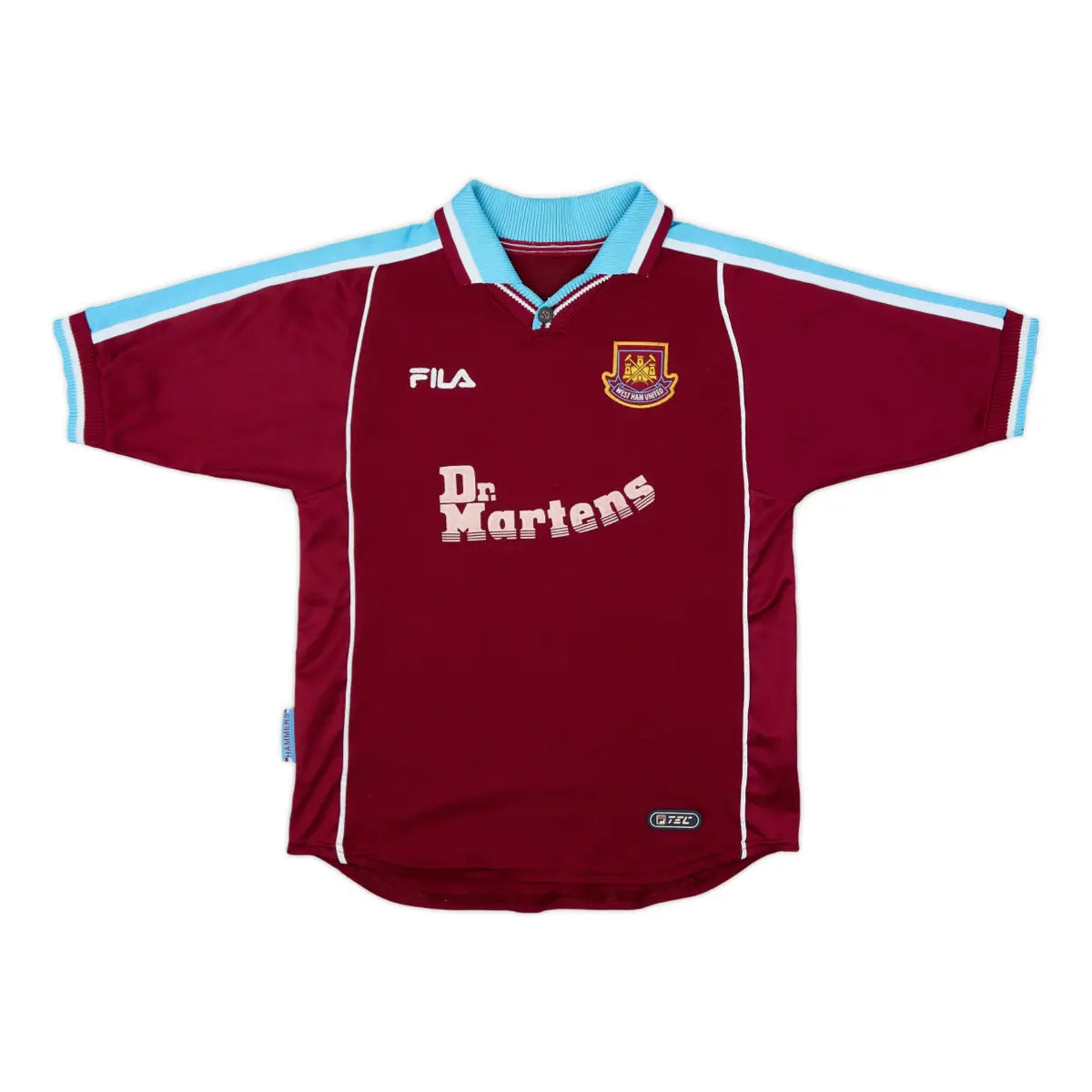 WEST HAM UNITED FC JERSEY 1999-01