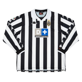 JUVENTUS FC HOME LONG SLEEVE JERSEY 1999-00