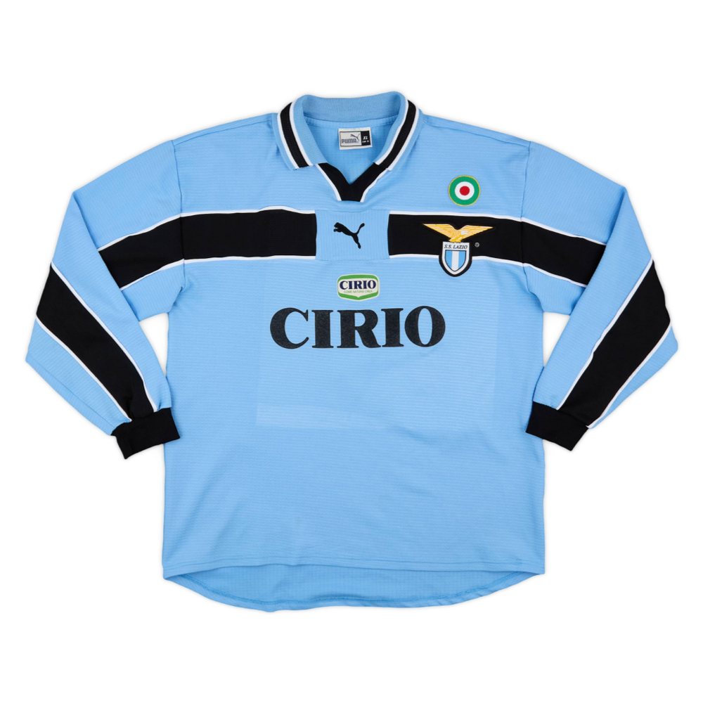 SS LAZIO HOME LONG SLEEVE JERSEY 1998-00