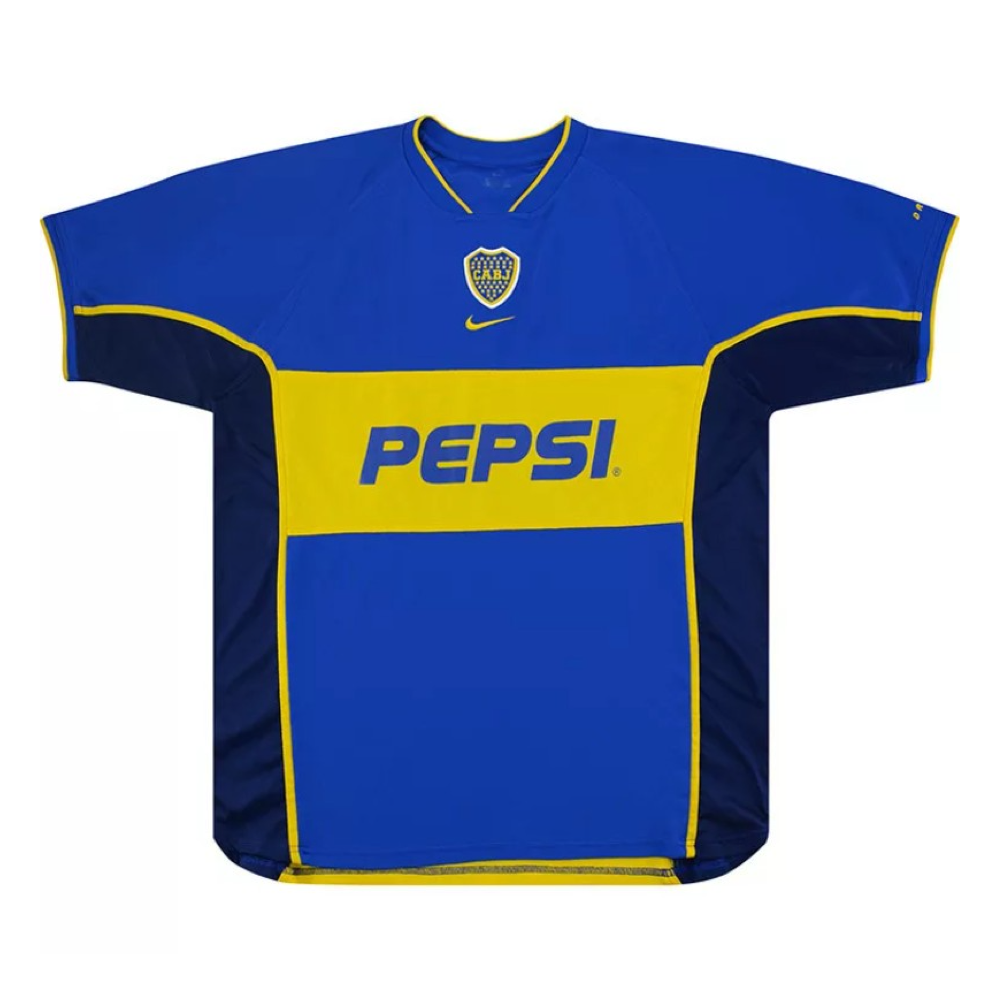 CA BOCA JUNIORS HOME JERSEY 2002-03
