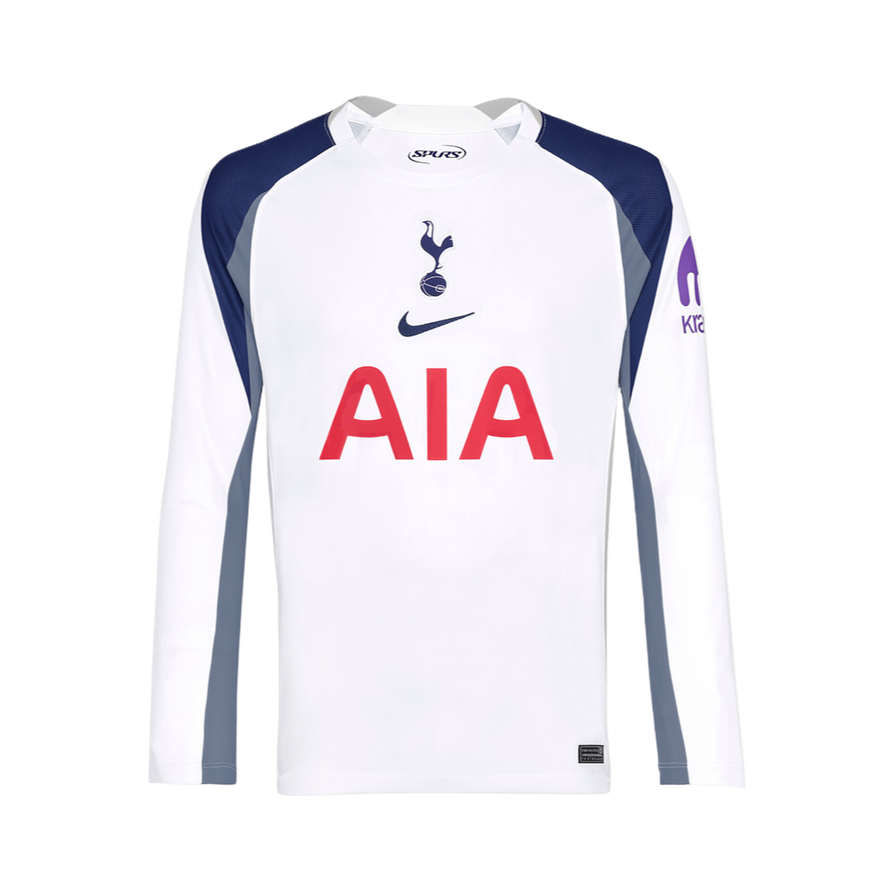 TOTTENHAM HOTSPUR FC HOME LONG SLEEVE JERSEY 2025-26