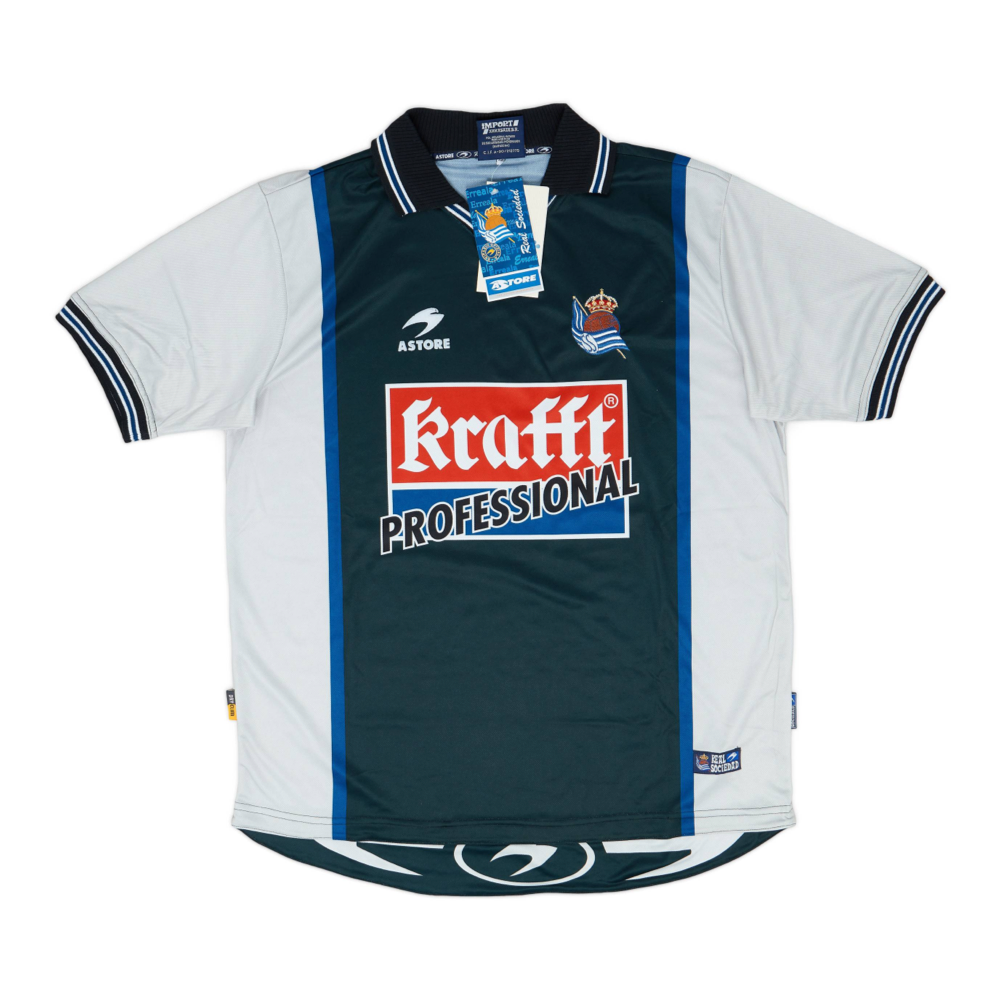 REAL SOCIEDAD DE FUTBOL DE FUTBOL AWAY JERSEY 2000-02