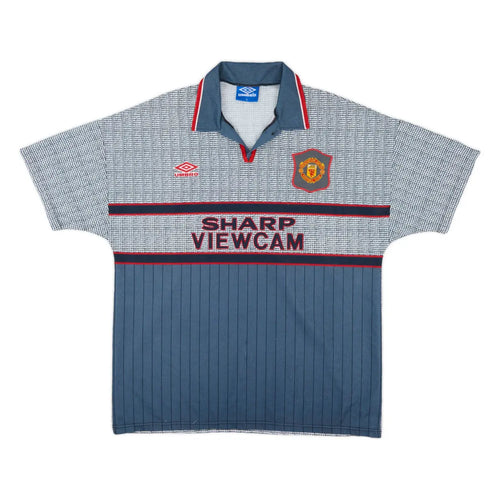 1995-96 Manchester United FC 2a Equipación Nation Jersey