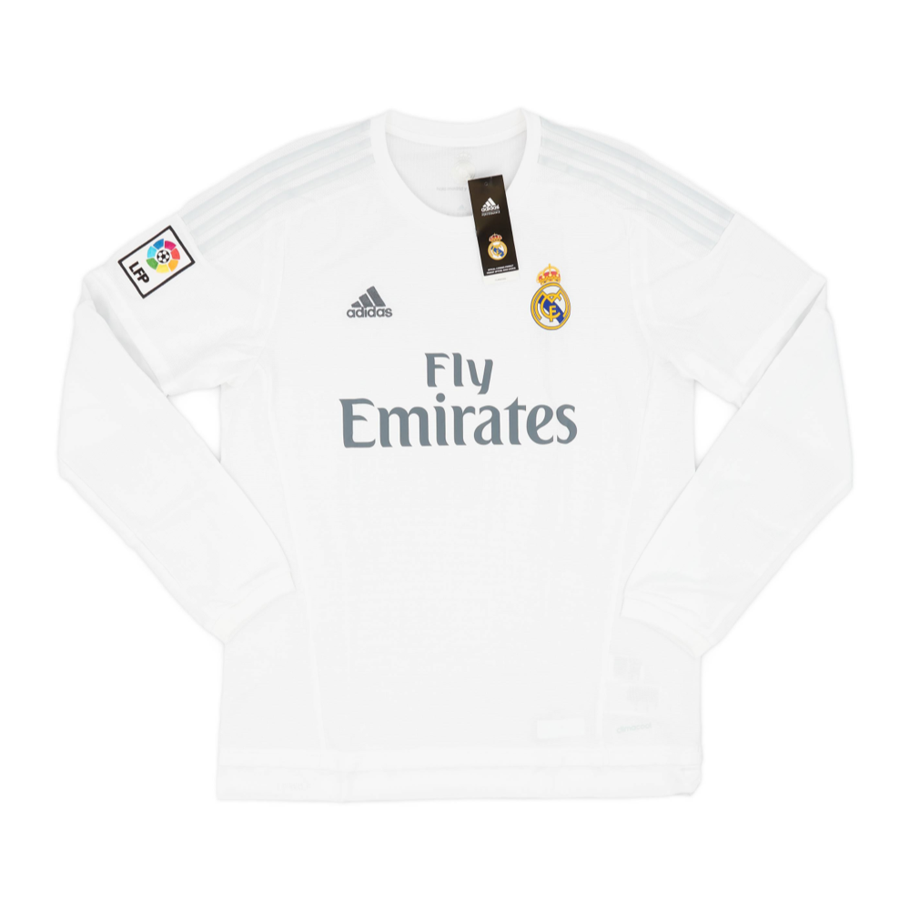REAL MADRID CF HOME LONG SLEEVE JERSEY 2015-16