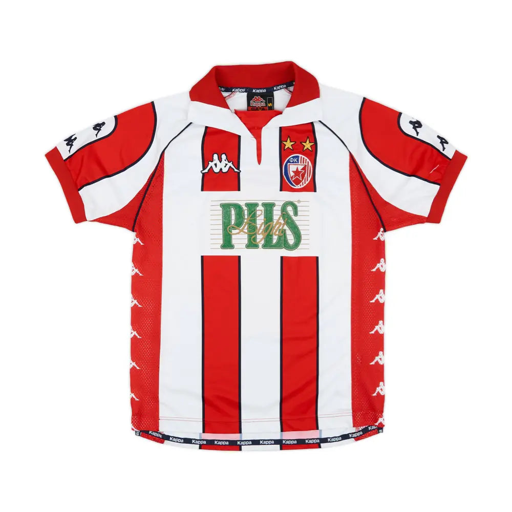 1998-99 FK Roter Stern Heimtrikot