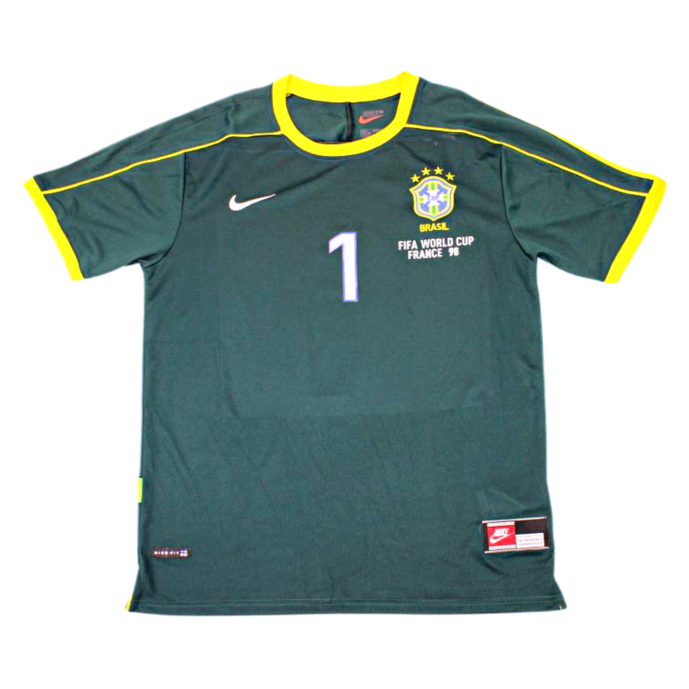 BRAZIL GOALKEEPER JERSEY 1998