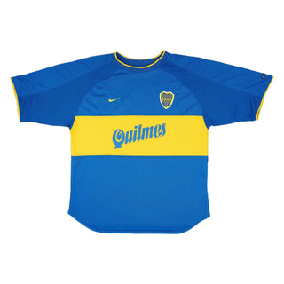 CA BOCA JUNIORS HOME JERSEY 2001-02
