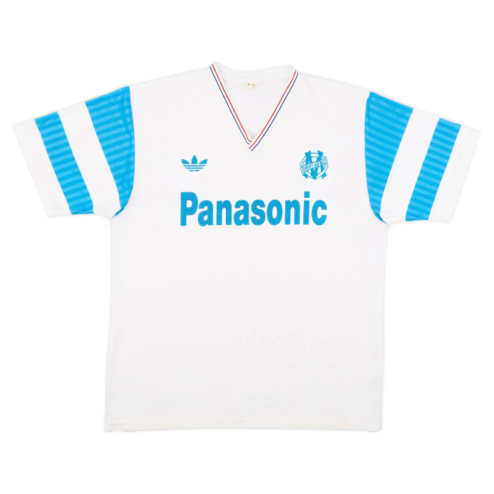 1990-91 Olympique de Marseille Heimtrikot