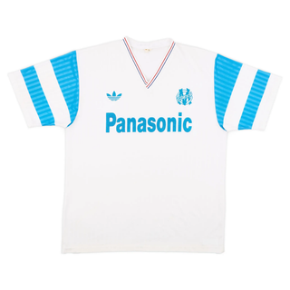 1990-91 Olympique de Marseille Heimtrikot
