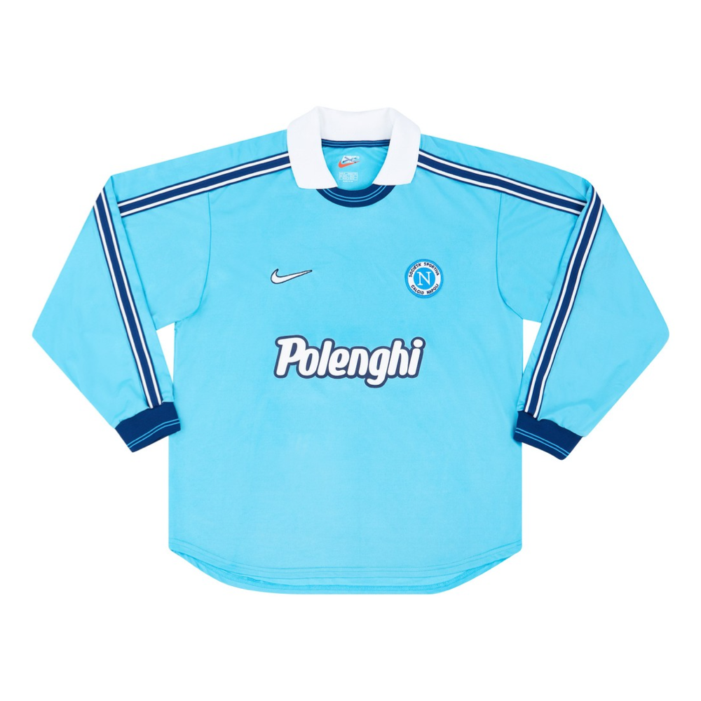 1998-99 SSC Neapel Heimtrikot Langarm