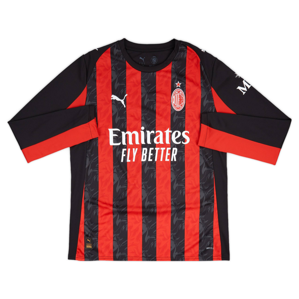 AC MILAN HOME LONG SLEEVE JERSEY 2025-26