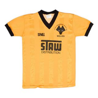 WOLVERHAMPTON WANDERERS FC HOME JERSEY 1987-88