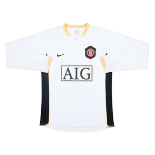 MANCHESTER UNITED FC AWAY LONG SLEEVE JERSEY 2006-08