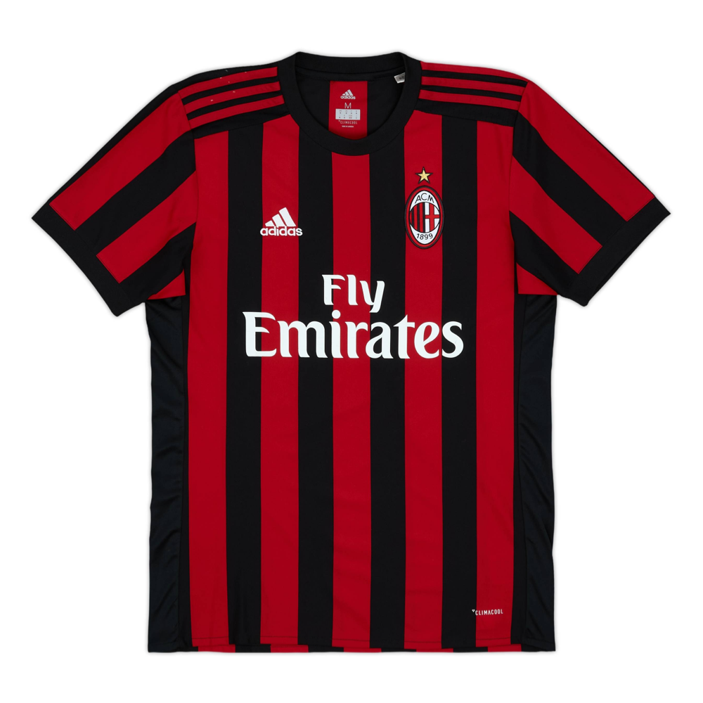 2017-18 AC Mailand Heimtrikot