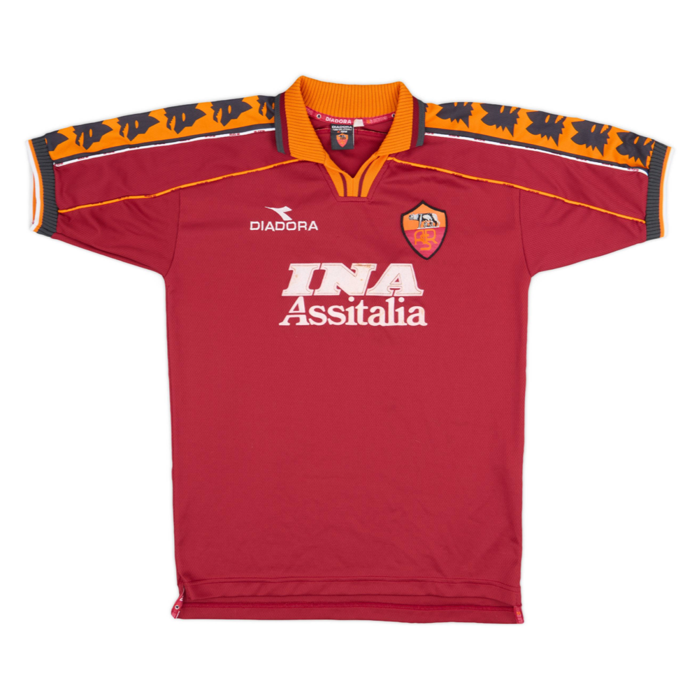 AS ROMA HOME JERSEY 1998-99