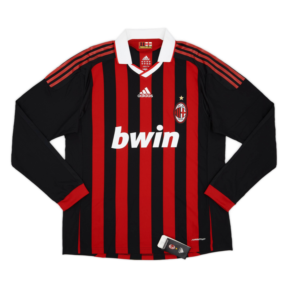 AC MILAN HOME LONG SLEEVE JERSEY 2009-10