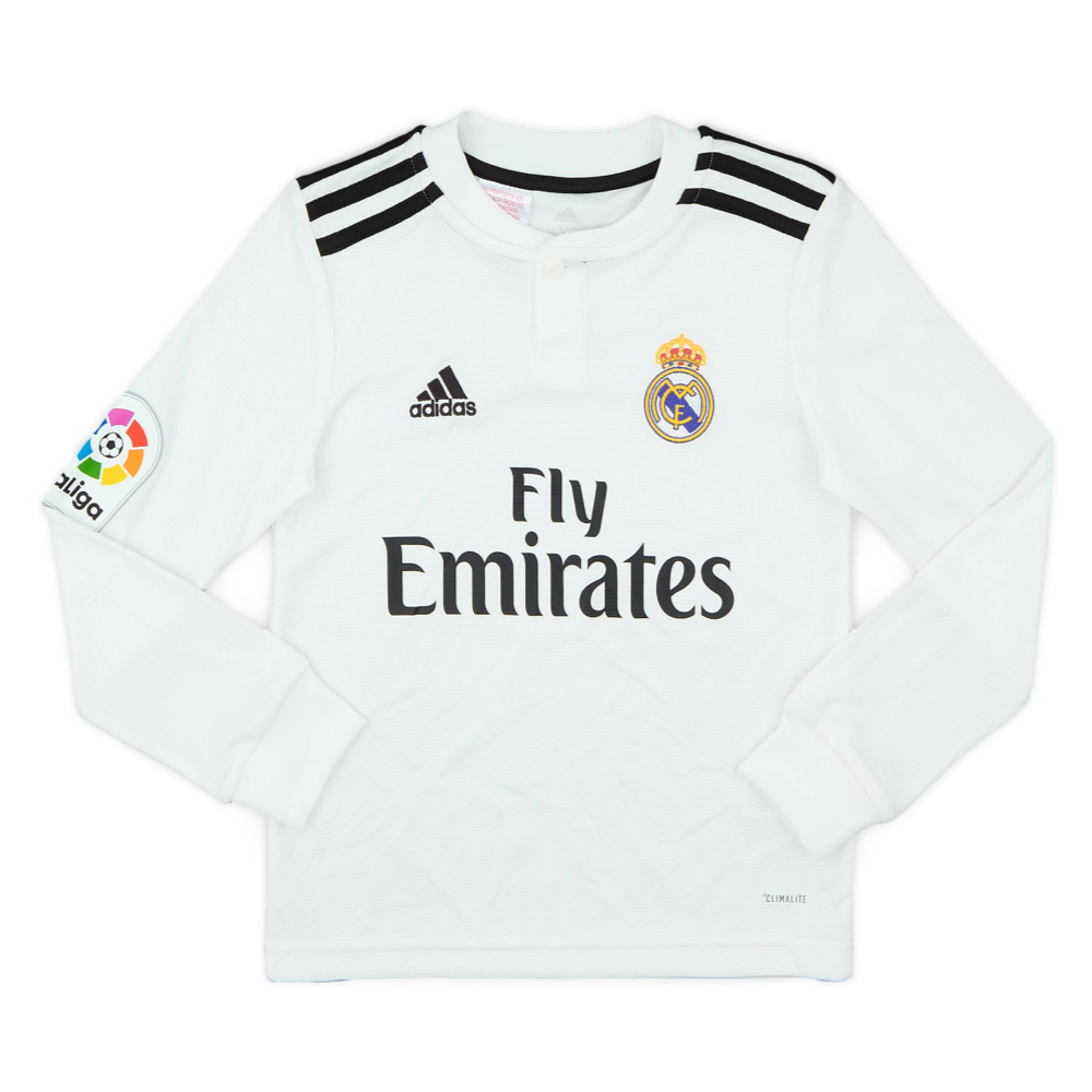 REAL MADRID CF HOME LONG SLEEVE JERSEY 2018-19
