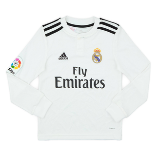 REAL MADRID CF HOME LONG SLEEVE JERSEY 2018-19