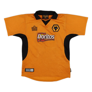 WOLVERHAMPTON WANDERERS FC HOME JERSEY 2002-04