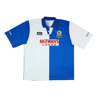 BLACKBURN ROVERS FC HOME JERSEY 1995-96