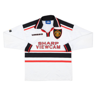 MANCHESTER UNITED FC AWAY LONG SLEEVE JERSEY 1998-99