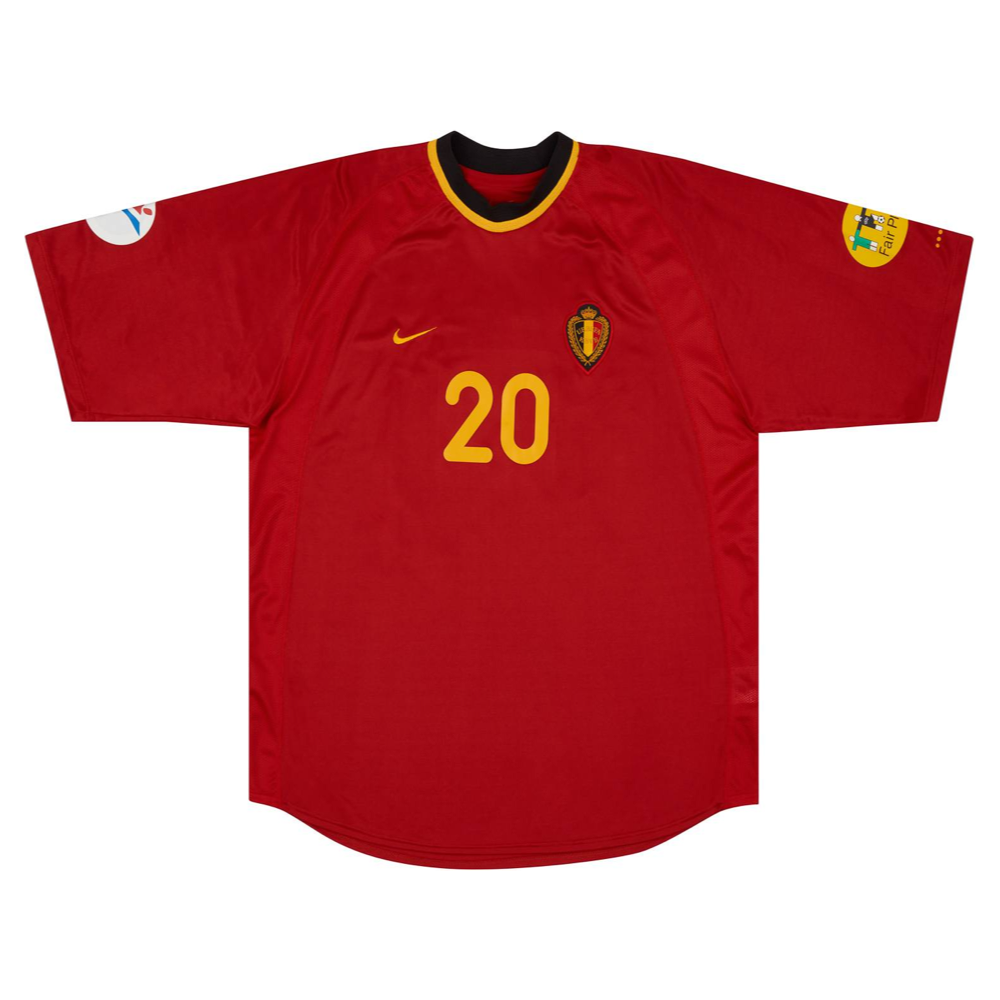 BELGIUM HOME JERSEY 2000