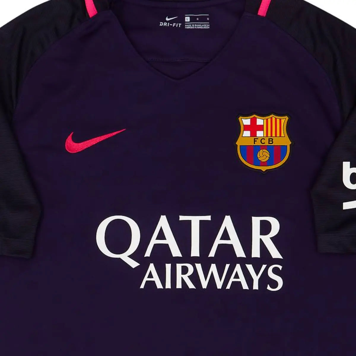 2016-17 FC Barcelona 2a Equipación Nation Jersey