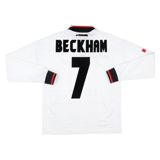 MANCHESTER UNITED FC AWAY LONG SLEEVE JERSEY 1998-99