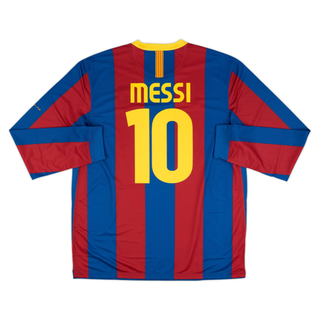 FC BARCELONA HOME LONG SLEEVE JERSEY 2010-11