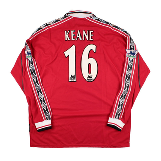 MANCHESTER UNITED FC LONG SLEEVE JERSEY 1998-00